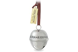 Hallmark Keepsake Christmas Ornament, Year Dated 2021, The Polar Express Santa's Sleigh Bell, Metal