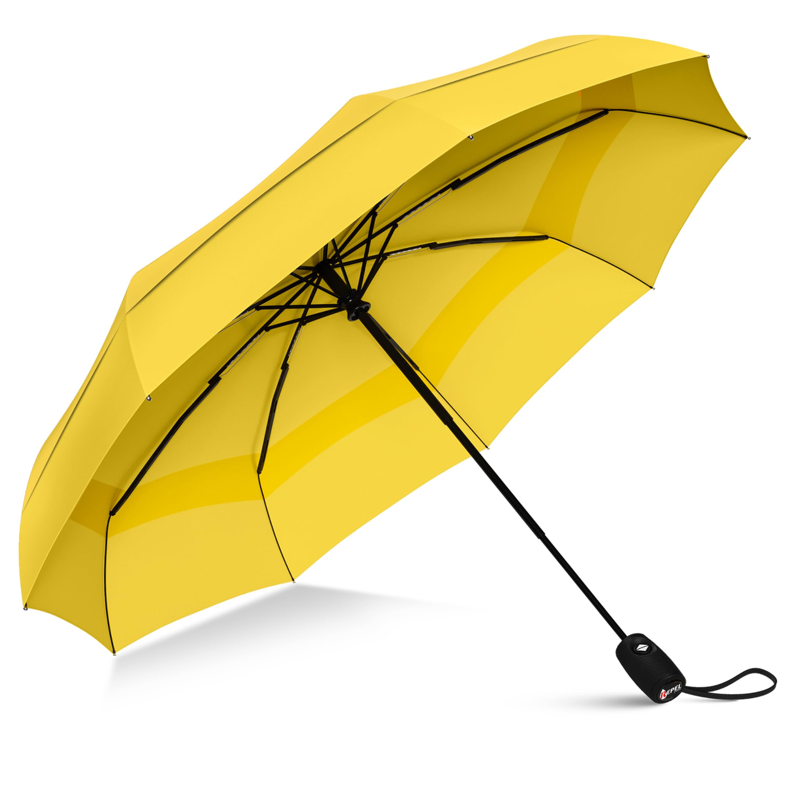 Repel Umbrella Windproof Travel Umbrellas for Rain - Easy Auto Open Close, Durable & Compact Umbrella, Strong Fiberglass Frame, Waterproof Canopy - Backpack, Purse, Portable Umbrella for Travel — image 1