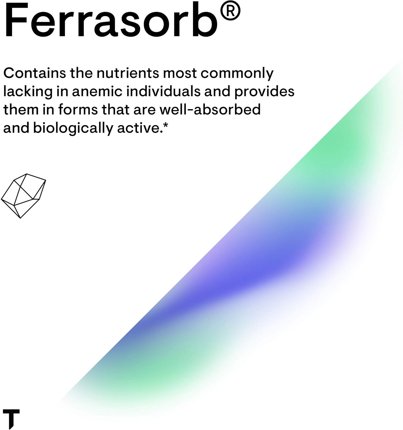 Thorne Research - Ferrasorb - Complete Blood-Building Formula with Iron, Folate, and B Vitamins - 60 Capsules : Health & Personal Care