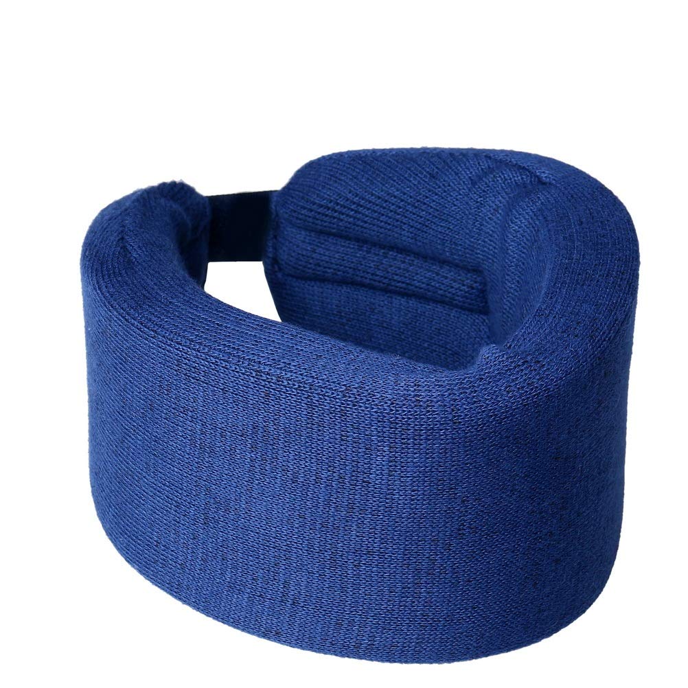 ZHIYE Neck Brace Adjustable Super Soft Support Callor, S Size Cervical Collar Blue for Sleeping Relieves Pain and Pressure, fit Men, Women, Elderly
