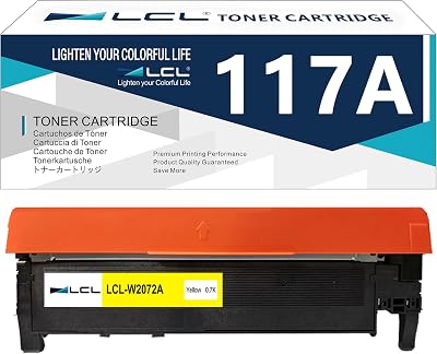 LCL Compatible Yellow 117A W2072A Toner for HP Color Laser MFP 179fnw 178nw