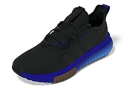 adidas Men's Kaptir 4.0 Sneaker, Black/Black/Lucid