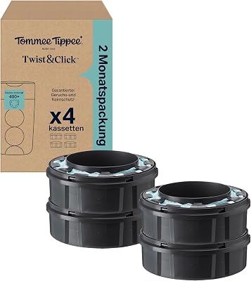 Twist & Click Advanced Windeleimer Original-Nachfüllkassetten, Exklusivpackung mit 4, je 10,5 Meter, einfaches, preiswertes Nachfüllen, 4 X 10,5 m (Packung kann variieren)