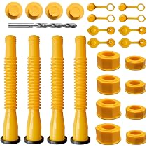 thumbnail interactive-video image 1 of Vintage Metal Gas Can Spout & Parts Kit - Fits 1.5 Inch Threaded Male Neck Cans 1 of 11
