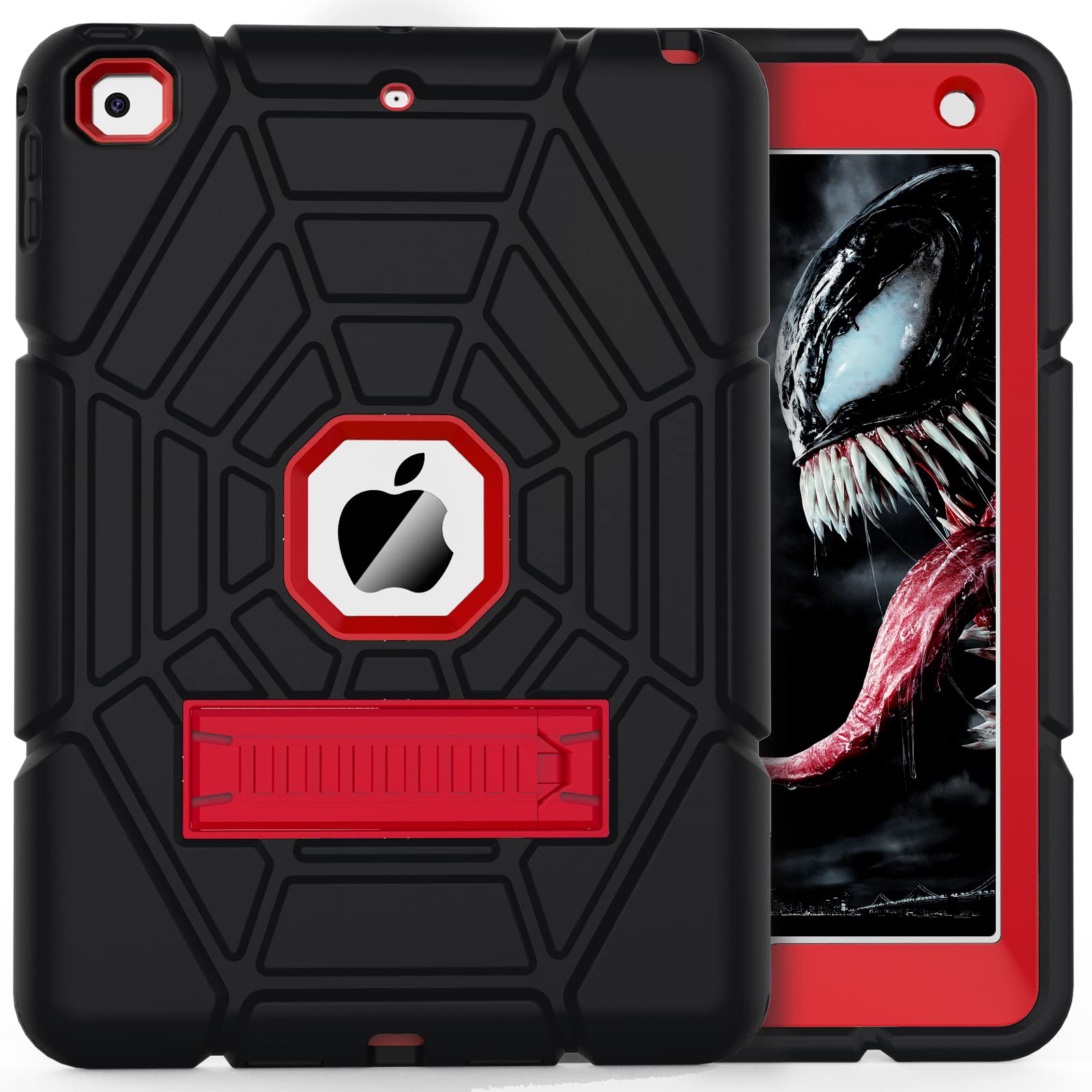 Grifobes for iPad 6th/5th Generation Cases 2018/2017, iPad Air 2 Case 2014 9.7 inch, Heavy Duty Shockproof Rugged Protective iPad 5 6 Gen 9.7" Case with Stand for Kids Boys Children (Green) — image 1