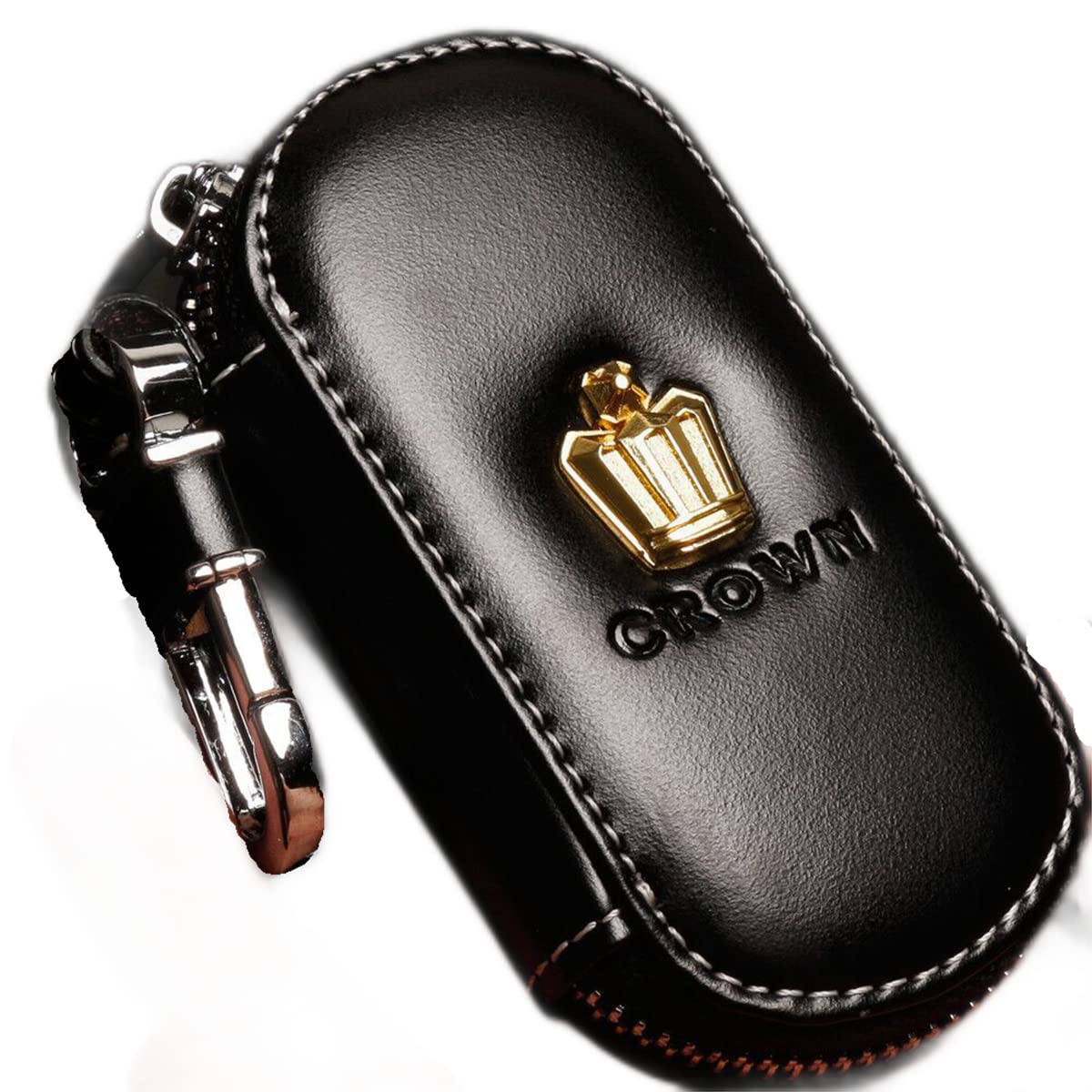 BAXCARTEC 王冠 クラウンデザイン スマートキーケース 黒の商品画像