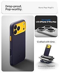 Spigen for iPhone 17 Pro Max Case, Nano Pop MagFit