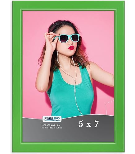 Amazon.com - Icona Bay 5x7 Picture Frames (Red, 3 Pack), Colored