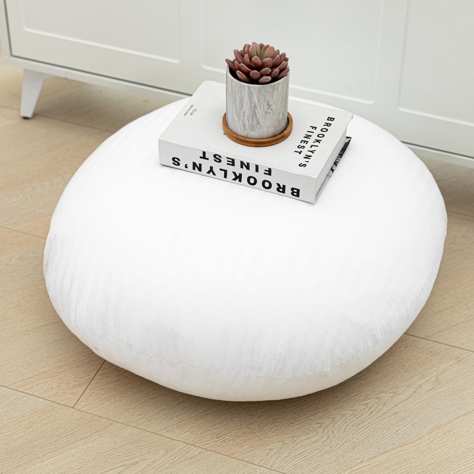 Photo 1 of Round Floor Pillow Insert, 24 Inches Pillow Cushions,Floor Cushion Insert,Throw Pillow Insert, Large Size Floor Pillows Seating for Adults for Lounging, Gaming, Decor Yoga