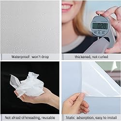 Frosted Glass Window Film with Tools,Reusable