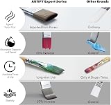 ARTIFY 25 pcs Acrylic Paint Brush Set with Foldable Stand-Up Holder view 3