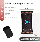 FiNeWaY 1kg Car Dehumidifier Bag Reusable with Anti-Slip Pads 25x16x4 cm view 8