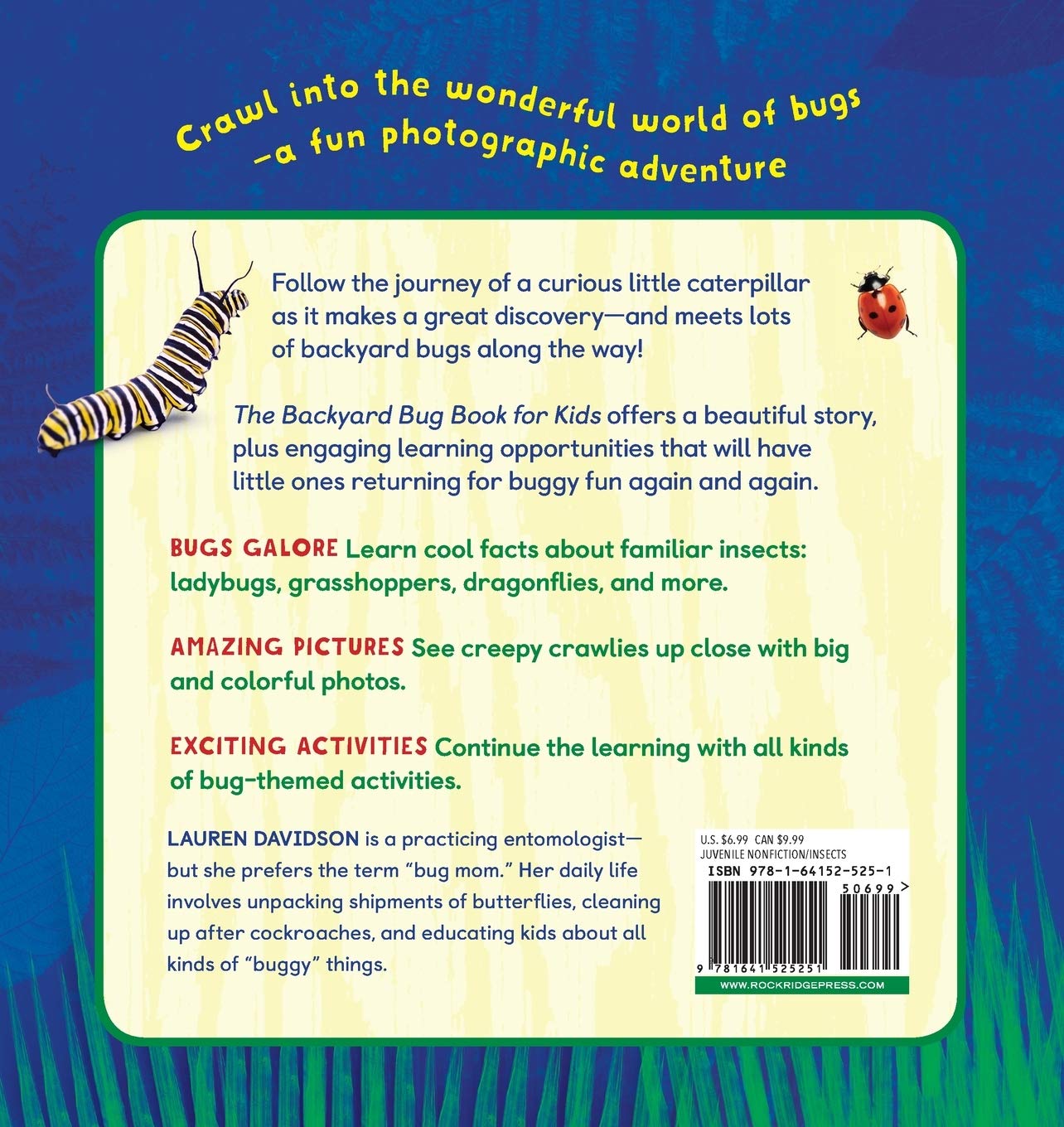 The Backyard Bug Book For Kids Storybook Insect Facts And