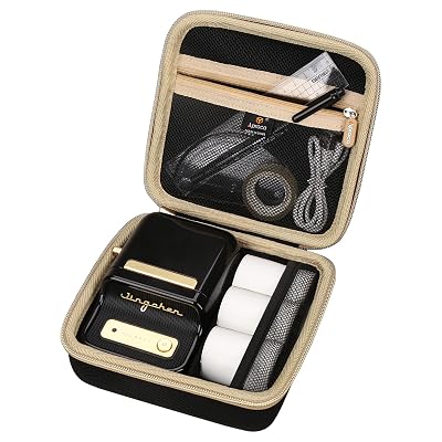Aproca Case Compatible with NIIMBOT B21 Label Maker Thermal Label Printer, Storage Portable Bag for Accessories -Black (Case Only)