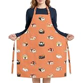 365RUSTIC Women Apron, Cute Kitchen Aprons for Women, Girls | Water Resistant Apron with 2 Pockets and an Adjustable Neck Strap &ndash; Gifts for Women Girls on Birthdays, Christmas