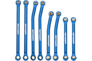 WOAEIUOS Brass High Clearance Chassis Links Set Linkage Combo for TRX4M Upgrade Parts 1/18 RC Crawler Car