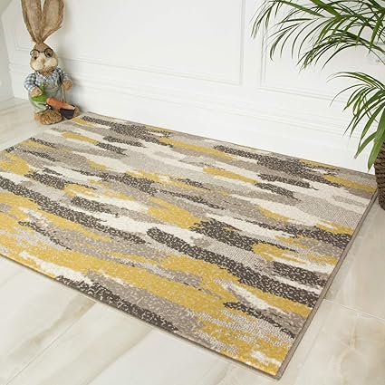 Tapis De Porte Dimpression Imperméable Gris Tapis De Sol