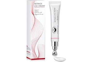 EMISUN Instant Reduction of Eye Bags-Retinol Eye Cream Dark circles,Relieves Dark Circles And Puffiness, Youth Eye Cream: Smooth Wrinkles,Hydrating, Tightens The Delicate Skin Under The Eyes 0.7 OZ -U