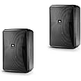 JBL Professional Control 28-1 high output, 8 inch, 120 watt direct 8Ω setting, built-in 60 Watt 70V transformer, indoor / outdoor background, foreground speaker, Sold as a Pair. Black.