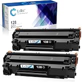 LxTek Compatible Toner Cartridge Replacement for Canon 128 Toner Cartridgs | CRG128 Compatible with Canon ImageCLASS D530 D550 D550 MF4890DW MF4880DW MF4770N Faxphone L100 L190 Laser Printers (2 Black)