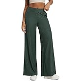 ODODOS Women's Extra Wide Leg Pants - Ultra Soft odSTRATUM Tech Casual Relaxed Lounge Pants with Pockets - 29" Inseam