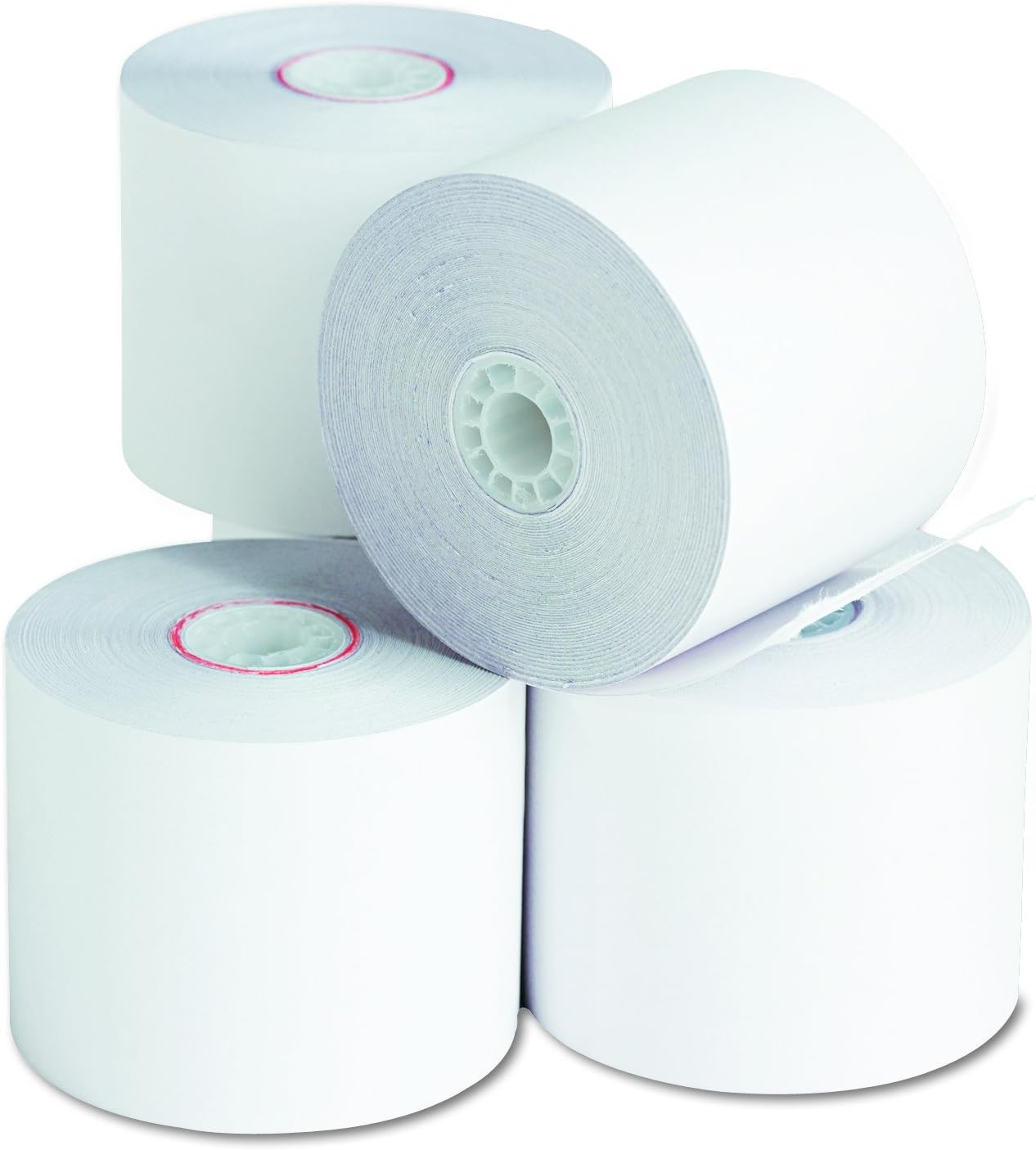 PM Company Carbonless Duplicate Calculator Rolls, White (50 per Carton) (08801) : Art Paper Rolls : Office Products