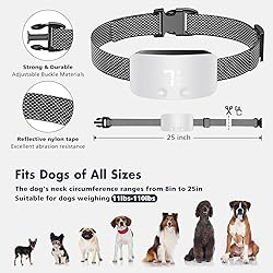 NBJU Bark Collar for Dogs,Rechargeable Anti Barking