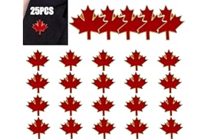 Canadian Maple Leave Lapel Pins，Canada Leaf Pins Red Leave Brooches Badge Pins for Travel