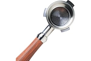 HELLO PAWA! Pawa Bottomless Portafilter 54mm - Includes Filter Basket | Compatible with Breville Barista Express and 54mm Breville Machines (54mm Portafilter) (54mm Portafilter)