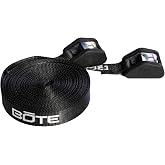 BOTE Tie-Down Straps | Heavy-Duty Cam Buckle Roof Rack Straps | Heavy-duty cam buckle straps with stainless steel hardware, UV-resistant webbing, and silicone buckle protection