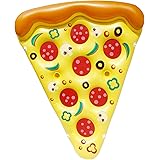JOYIN Giant Inflatable Pizza Slice Pool Float, Fun Pool Floaties, Swim Party Toy, Summer Pool Raft (1 Pack), Extra Large with