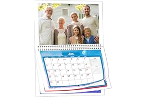 Personalized Print Your Photo Calendars Custom Wall Calendar 2026 Customized Make Own Calendars For Home Office Party Birthda