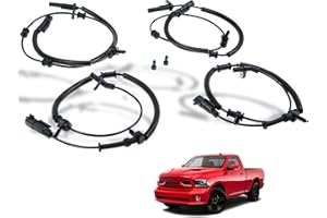 ABS Wheel Speed Sensor Set (Front & Rear) | for Dodge Ram 1500 2013–2018 & 1500 Classic (4PCS) | #Replace 52125003AD, 5212500