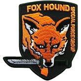 Fox Hound Special Force Original Logo Patch [&ldquo;Hook&rdquo; Fastener - FY1]