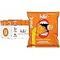 Hilo Life Low Carb Keto Friendly Tortilla Chip Snack Bags, Nacho Cheese, 12 Count, Pack 12 oz