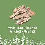 Pure & Natural Rabbit Ears with Fur for Dogs 1kg Low Fat Hypoallergenic view 3