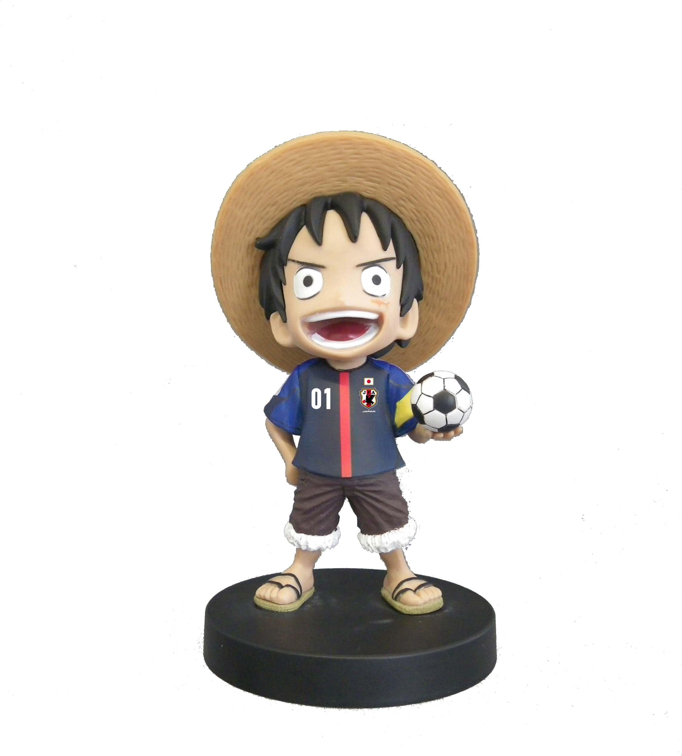 Bobbing Head ONE PIECE Series - Monkey D. Luffy [Japan National Football Team 2012 Ver.]