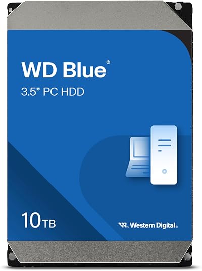 WD Blue 10TB Desktop 3.5 7200 RPM SATA 6Gb/s 512MB Cache