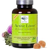 NEW NORDIC Active Liver Support Gummies Supplement 60-Day Supply | Sugar-free botanical gummies made with milk thistle extract and globe artichoke for daily routine integration