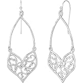 Silpada 'Lunar Wave' Sterling Silver Drop Earrings