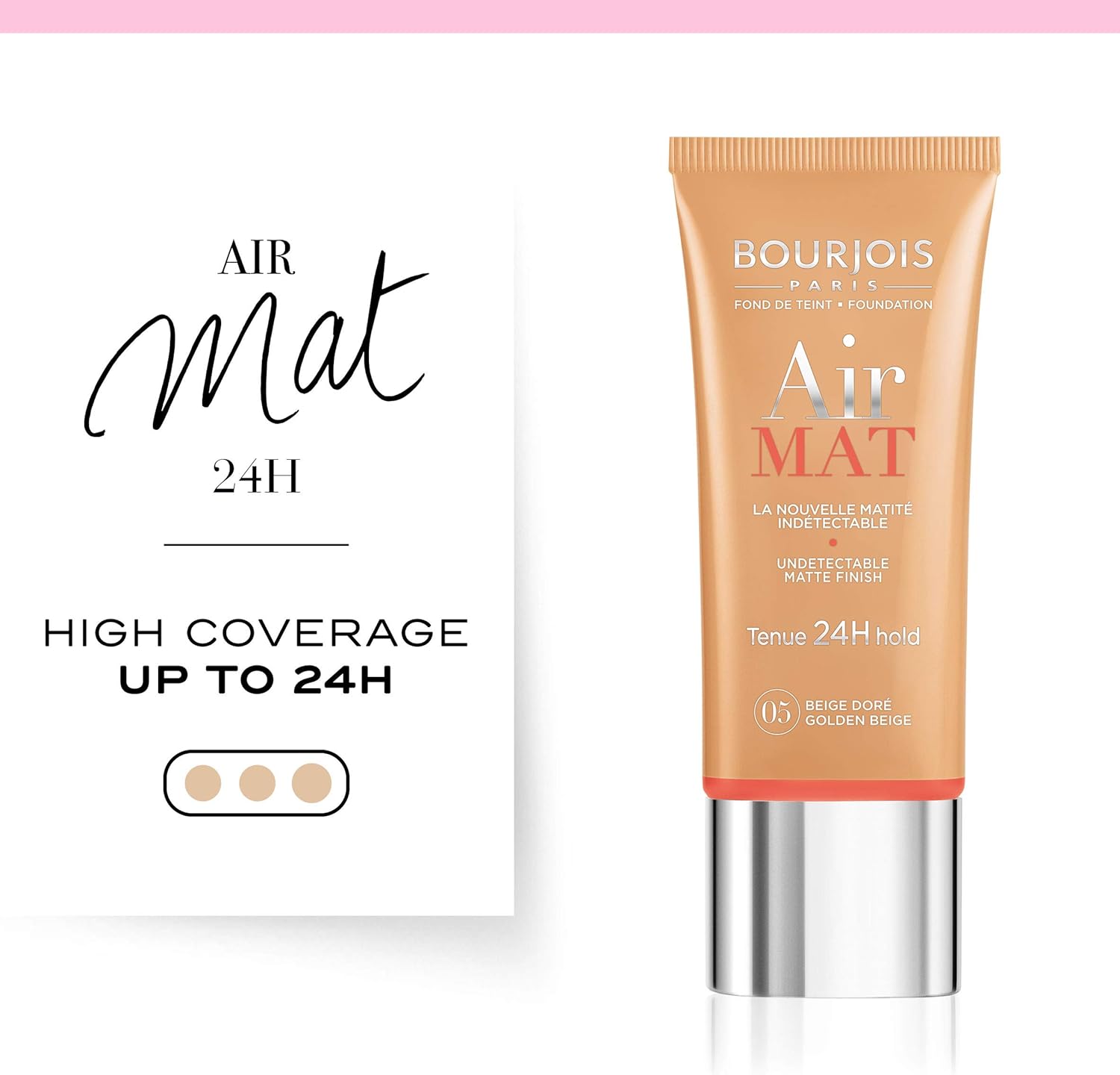 Bourjois Fond De Teint Air Mat 05 Beige Doré 30ml