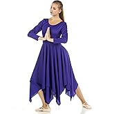 Danzcue Womens Celebration of Spirit Long Sleeve Dance Dress