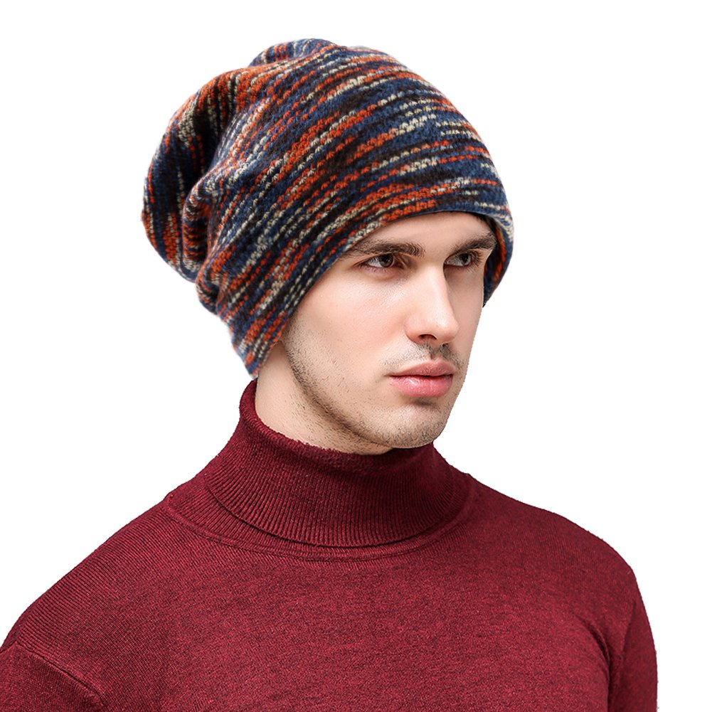 VBIGER Beanie Hat Knit Hat Winter Skull Wool Hat Windproof For Men & Women (Multicolor)
