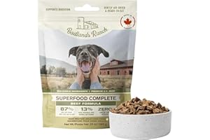Superfood Complete, Air-Dried Adult Dog Food - High Protein, Zero Fillers, BADLANDS RANCH Superfood Nutrition by Katherine He
