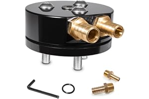 SMALLFATW Diesel Fuel Tank Sump Kit Dual-Port Integrated Return Compatible with Airdog FASS Cummins Duramax Powerstroke