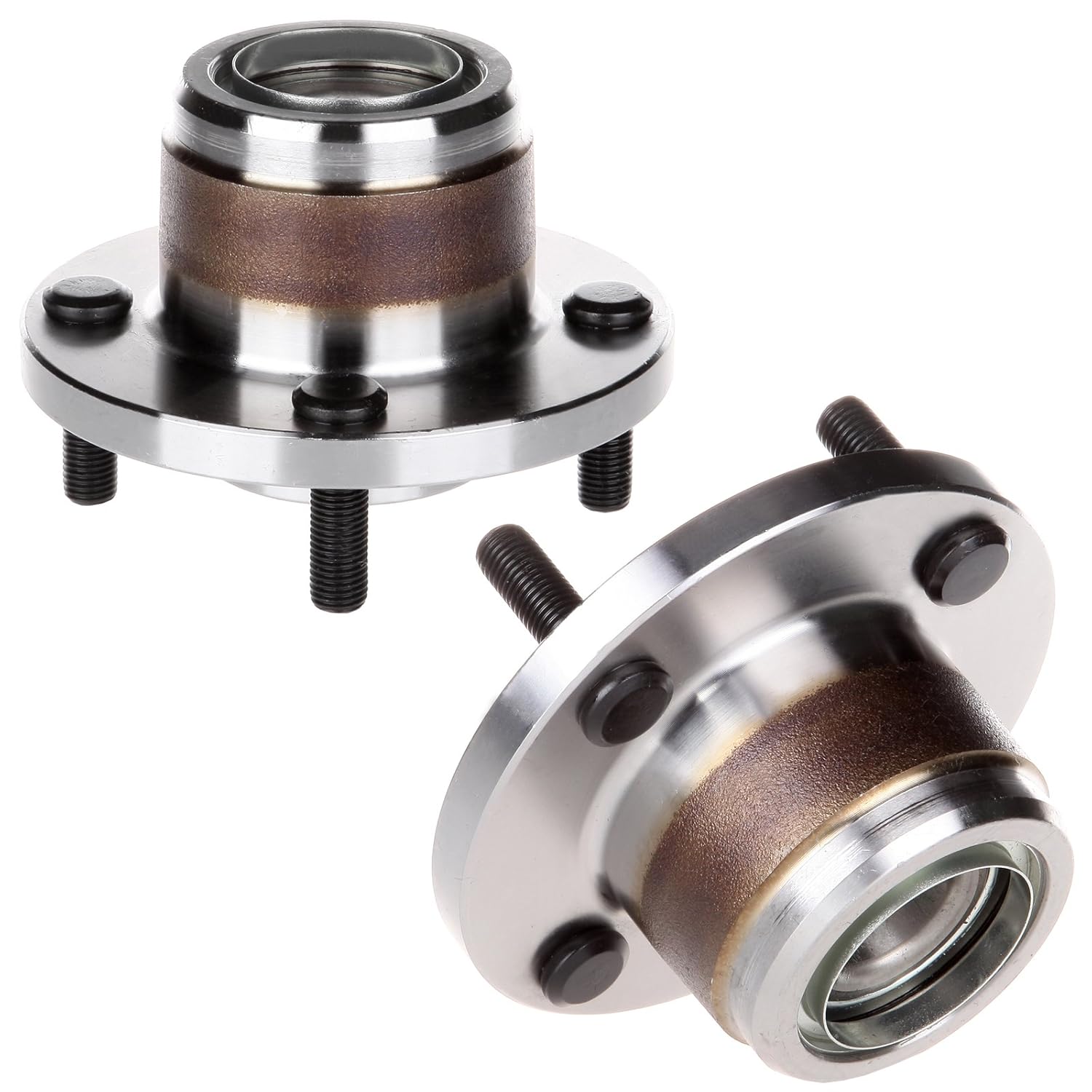 521002 Pack of 2 OCPTY NEW Wheel Hub Bearings Rear 4 LUGS Replacement