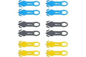 XW Safety Box Cutter of Stainless Steel Blade, Carton and Package Opener of Assorted Colors,12-Pack