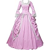 Womens Lace Marie Antoinette Ball Gown Dress Victorian Costume Dresses