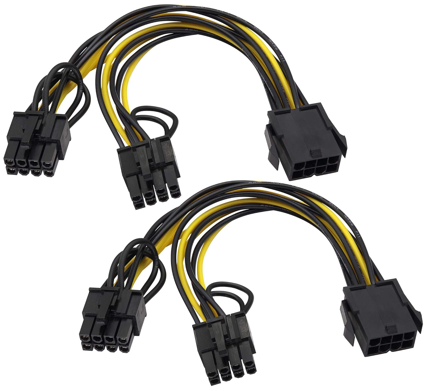 zdyCGTime 8pin to Dual 8Pin (6+2) Pin Power Supply line Graphics Video Card Extender Cable