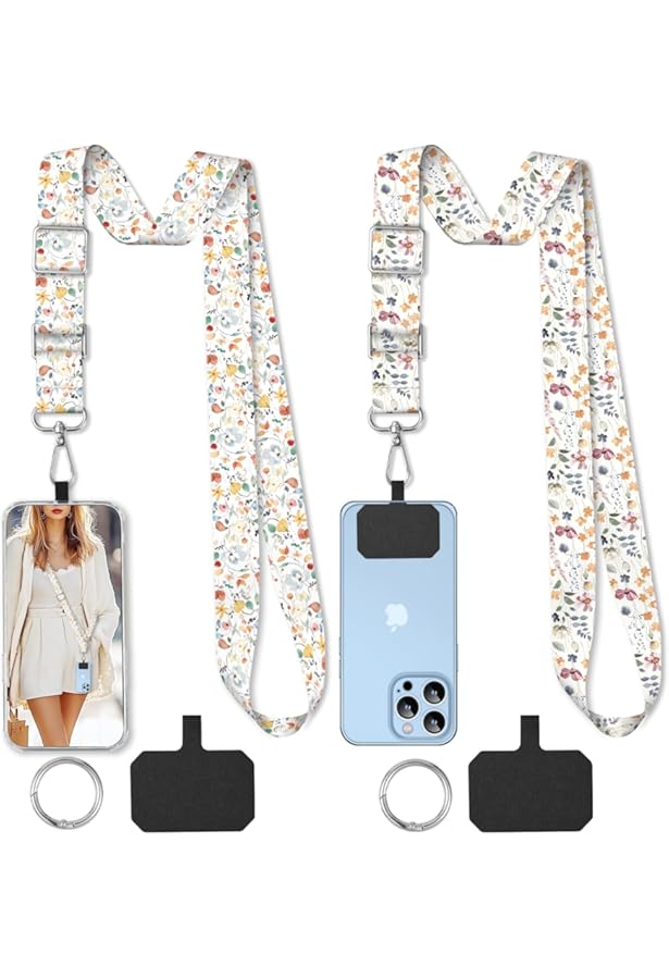 TiMOVO Cordón Universal Para Teléfono, Correa Ajustable Antirrobo Para Fundas De Teléfono, Correa Cruzada Para Teléfono Celular, Correa De Muñeca Para Mujer, Color Caqui